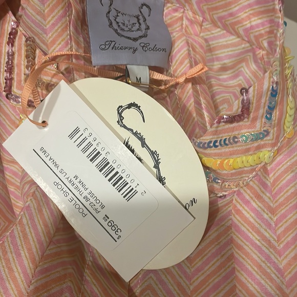 Thierry Colson Ayana Embroidered Blouse - Picture 2 of 2